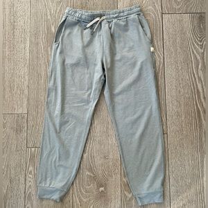 Vuori performance joggers in light cloud heather